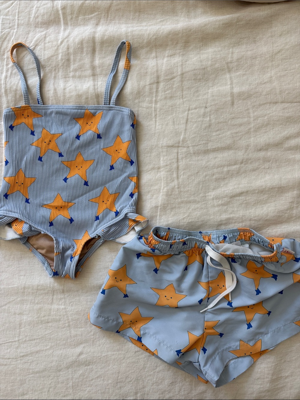 Matching Sibling Swim Set Tiny Cottons Dancing Stars 3T/6T